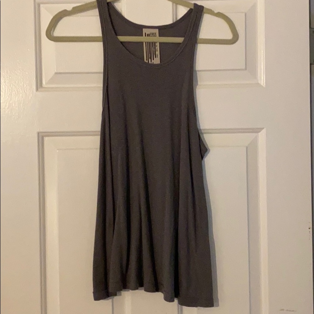 Free People Gray Tank Top